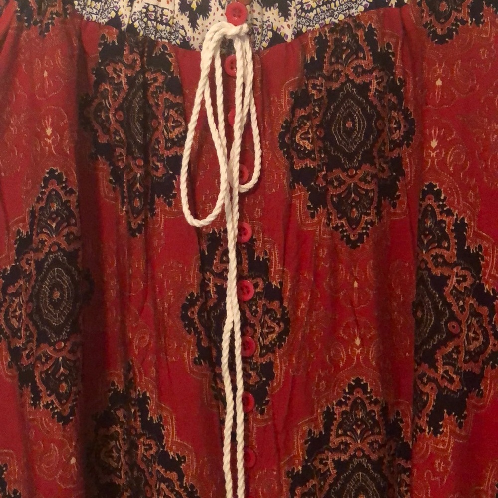 Bohemian Style Maxi Skirt - Picture 2 of 4